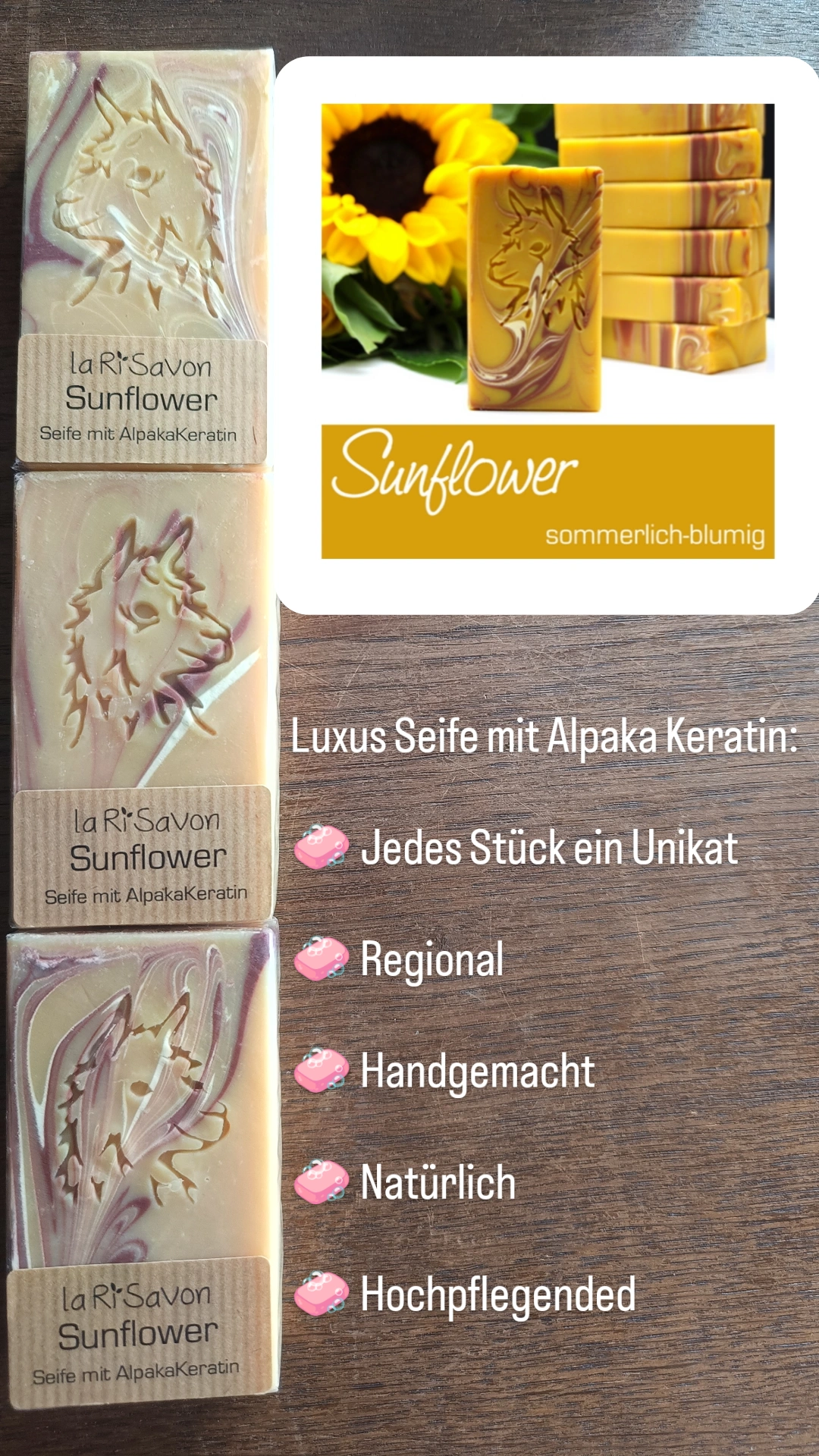Alpaka Keratin Seifen – Bild 5